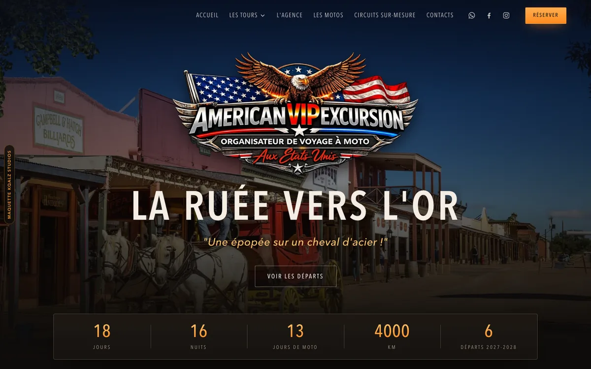 After: the new Gold Rush tour page